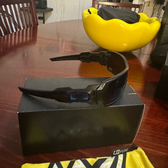 Authentic Oakley Oil Rig/matte Black/blue Walleva Polarized/EUC - Picture 4 of 4